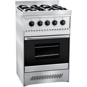 Cocina Semi Industrial Acero Inoxidable Corbelli CF 55 Vidrio