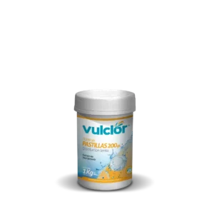 Cloro en Pastillas 200 gr x 1 Kg Vulclor Vulcano