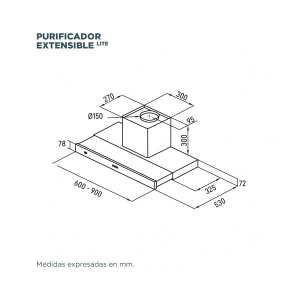 TST Purificador Extensible 90 LITE - Imagen 4