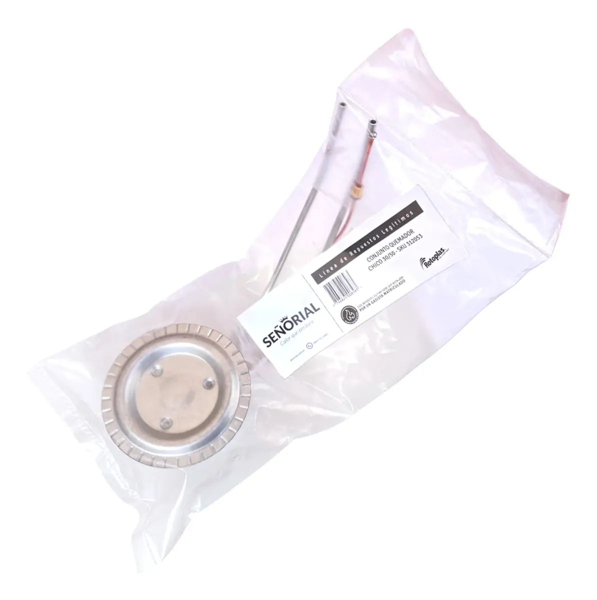 Conjunto Quemador Chico 30-50L Repuesto Termotanque Señorial - Imagen 8